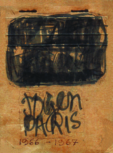 প্যারিস। ১৯৬৬-৬৭। যোগেন চৌধুরী